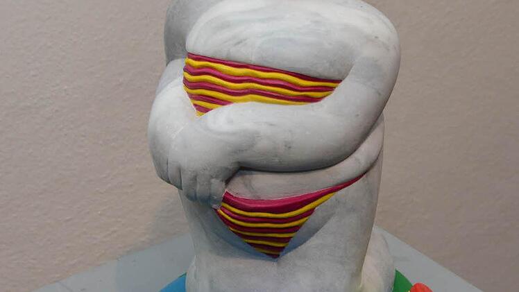 Kunstausstellung zum Thema "Opulent" des Kulmbacher Kunstvereins. Foto: Dagmar Besand