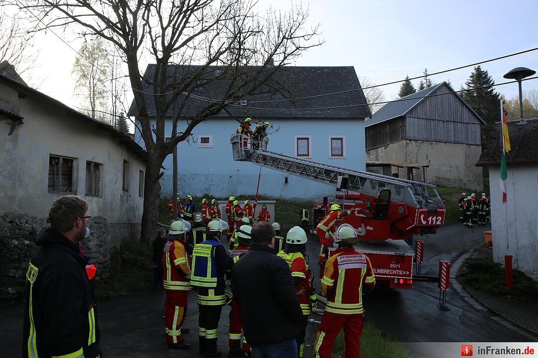 Brand in Feuerwehrhaus in Weidmes