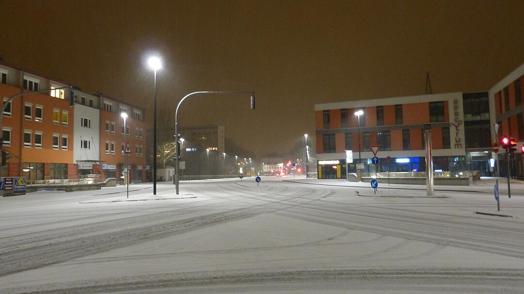 Winter zurück in Franken: Fürth wieder unter Schnee