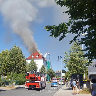 Wohnhausbrand in Bayreuth