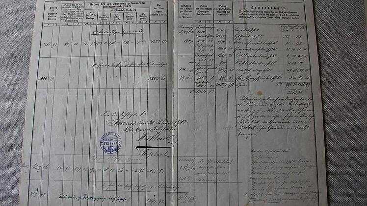 Auch historische Unterlagen werden gezeigt. Foto: Marco Meißner