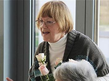 Cilli Ziegler suchte bei der Elisabeth-Feier des Frauenbundes eine Nachfolgerin. Nach 16 Jahren will sie den Vorsitz abgeben. Die Suche blieb aber ergebnislos.  Foto: Gerd Schaar
