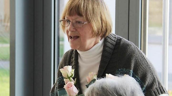 Cilli Ziegler suchte bei der Elisabeth-Feier des Frauenbundes eine Nachfolgerin. Nach 16 Jahren will sie den Vorsitz abgeben. Die Suche blieb aber ergebnislos.  Foto: Gerd Schaar