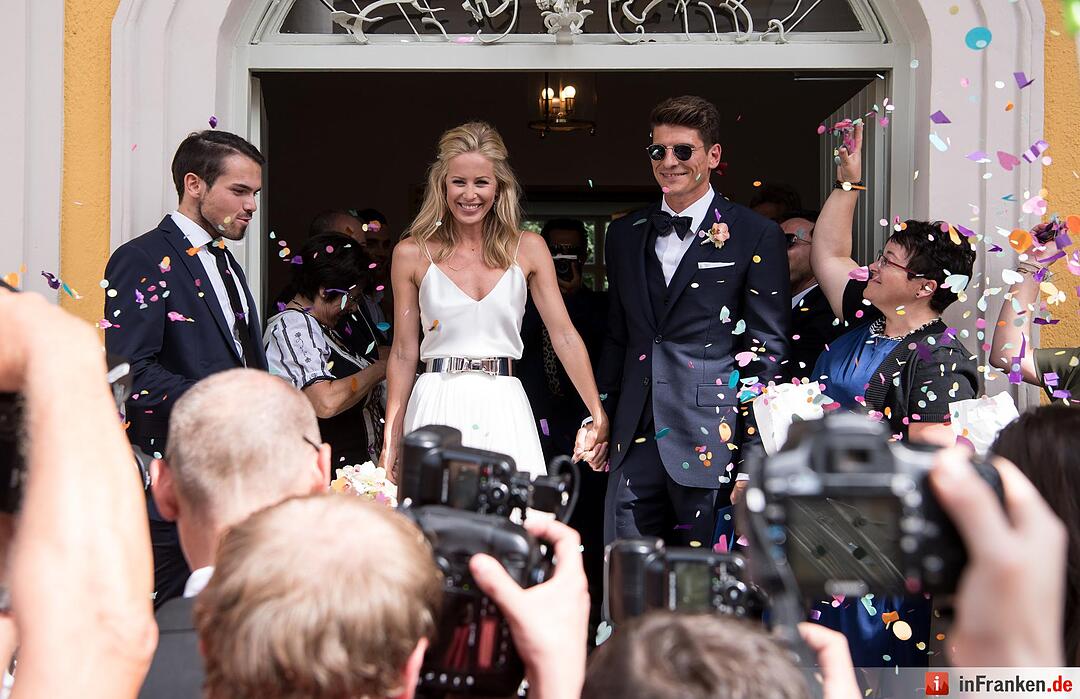 Mario Gomez heiratet seine Carina in München