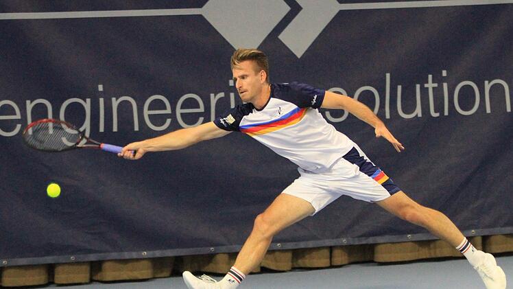 Schied als letzter deutscher Spieler im Eckentaler Viertelfinale aus: Peter Gojowczyk aus München. Foto: Bertram Wagner