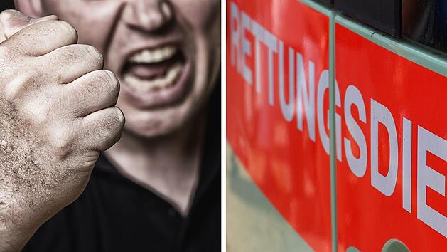 Hof: Betrunkener st&uuml;rzt vor Kneipe - dann pr&uuml;gelt er auf seine Helfer ein