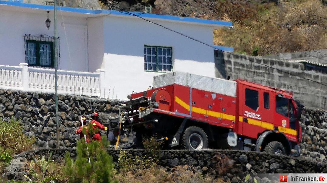 Waldbrand auf der Kanarischen Insel