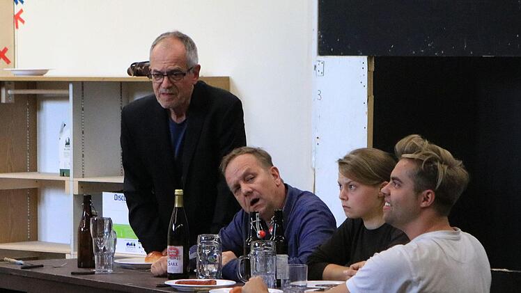 Proben-Impressionen aus dem Landestheater Coburg:: "Schweig, Bub!"Foto: Jochen Berger