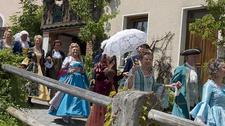 So farbenfroh wie im vergangenen Jahr soll es auch heuer beim Barockfest in Gößweinstein zugehen. Fotos: privat
