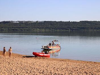 Am Brombachsee ist am Dienstag ein schwerer Badeunfall passiert. Foto: Friedrich/News5
