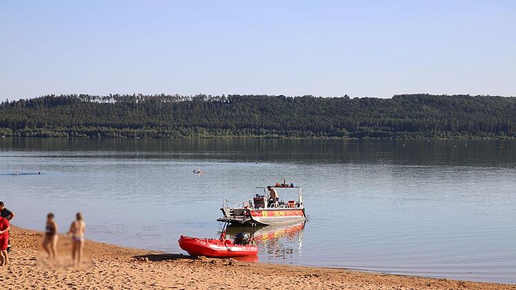 Am Brombachsee ist am Dienstag ein schwerer Badeunfall passiert. Foto: Friedrich/News5