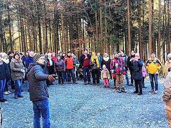 Winterwanderung durch die Abtswinder Fluren