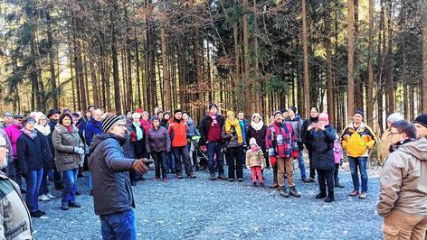 Winterwanderung durch die Abtswinder Fluren