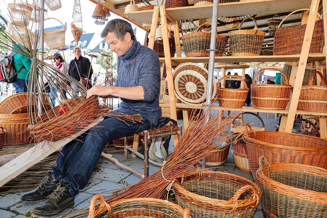 Korbmarkt in Lichtenfels am Samstag