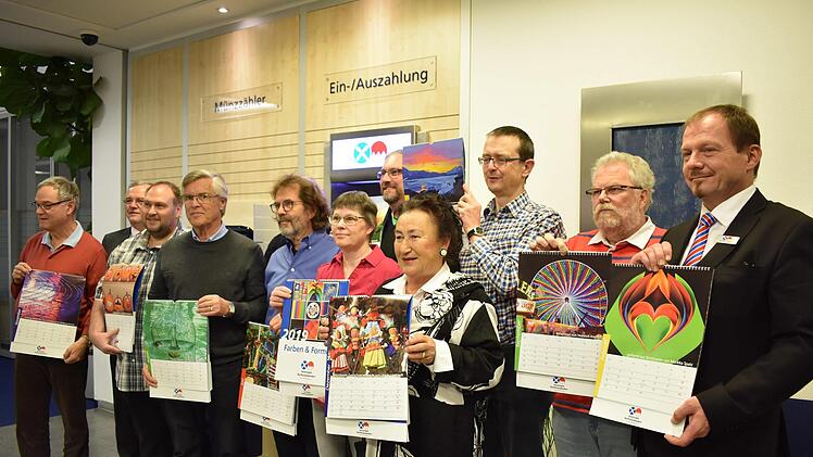 Die Kalendervorstellung in Gräfenberg Foto: Petra Malbrich