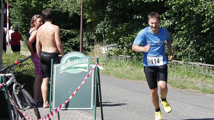 Roland Buchta beim abschließenden Lauf.