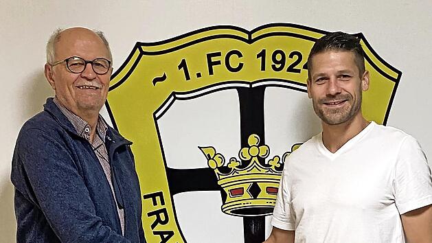 Der neu gewählte Vorsitzende Dominik Halbig (rechts) und sein Vorgänger Otto Knoblauch (links).