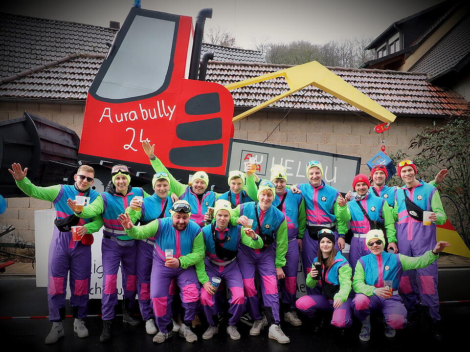 Beste Faschingslaune in Aura/Saale