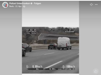 Polizei Unterfranken teilt Video mit ernster Botschaft: "Auf Mission, die Autobahn zu blockieren!" Polizei Unterfranken teilt Video mit ernster Botschaft: "Auf Mission, die Autobahn zu blockieren!"
