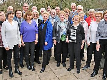 Die für 50 Jahre Mitgliedschaft im SVB Geehrten