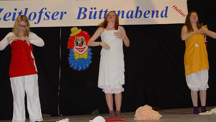 Büttenabend in Zeitlofs. Foto: Brigitta Kempe-Wolf