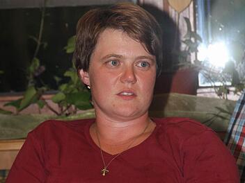 Beim Bürgergespräch in Baiersdorf bezog Doris Leikeim Stellung zum Vorwurf der Lärmbelästigung durch ihre Biogasanlage. Foto: Gerda Völk