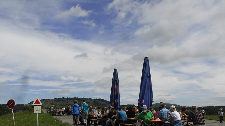 Der erste Rastplatz auf der Tour. Foto: Joachim Rübel