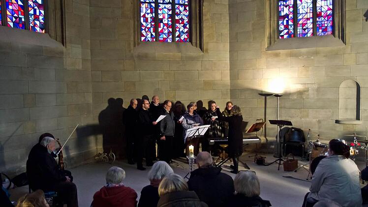 Baustellenkonzert in der Pfarrkirche St. Augustin.Foto: Jochen Berger