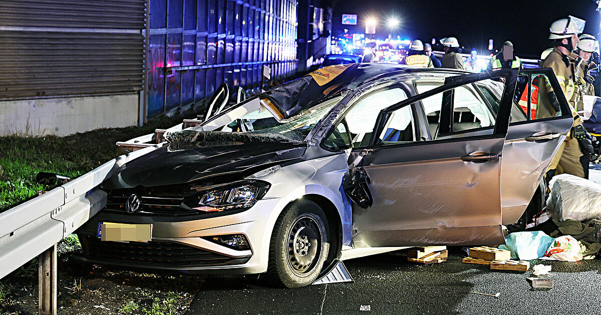 A3 bei Aschaffenburg: Sechs Verletzte bei zwei Unfällen im Stau