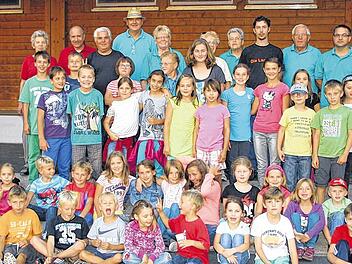 Ferienkinder mit den Natur- und Wanderfreunden auf Tour