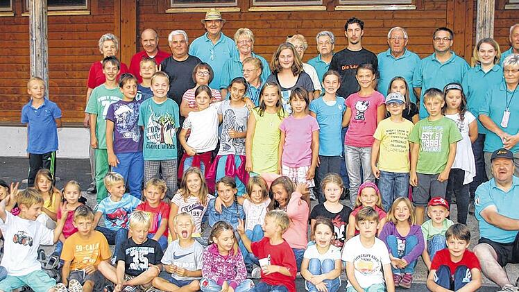 Ferienkinder mit den Natur- und Wanderfreunden auf Tour