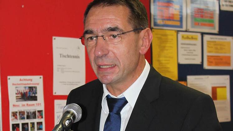 Uwe Schönfeld ist der neue Schulleiter an der Siegmund-Loewe-Schule in Kronach.