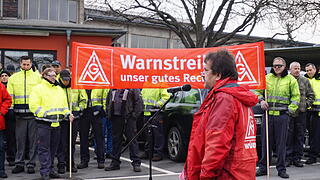 Warnstreik IG Metall in Kitzingen