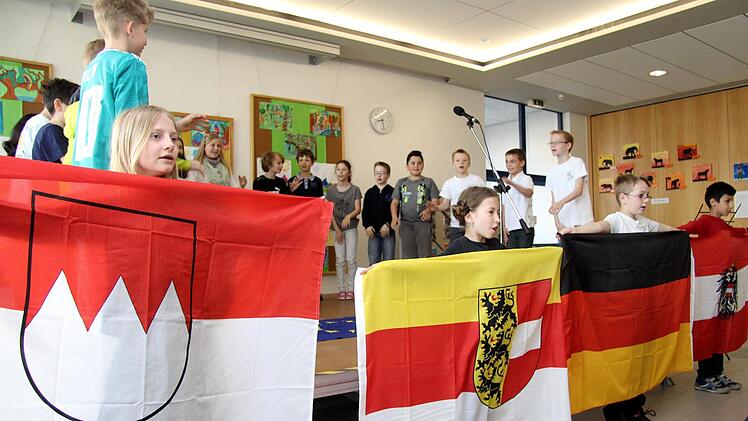 Schon farblich passen Franken und Österreich gut zusammen. Foto: Richard Sänger