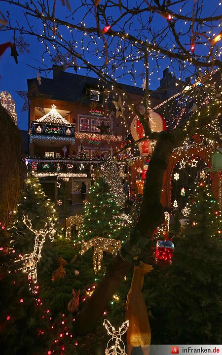 Weihnachtshaus in Unterfranken zum Staunen