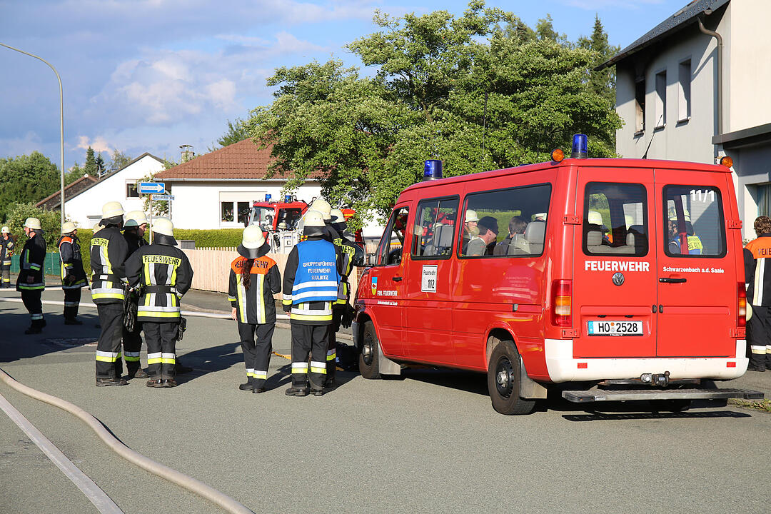 Kreis Hof: Brand in Schwarzenbach