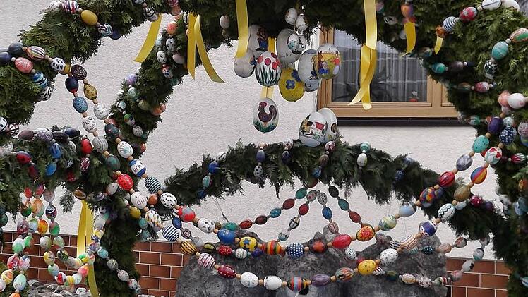 Osterbrunnen Bischberg, Foto: Svetlana Häusler