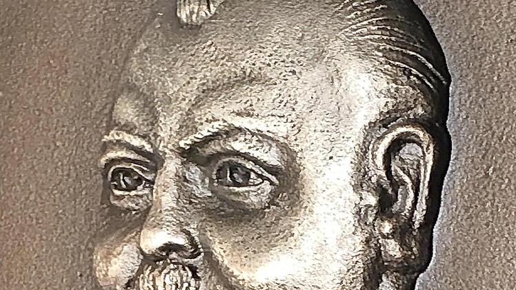 Bronzerelief von August Bonneß