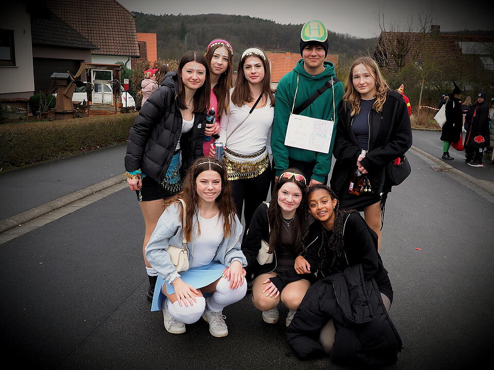 Beste Faschingslaune in Aura/Saale