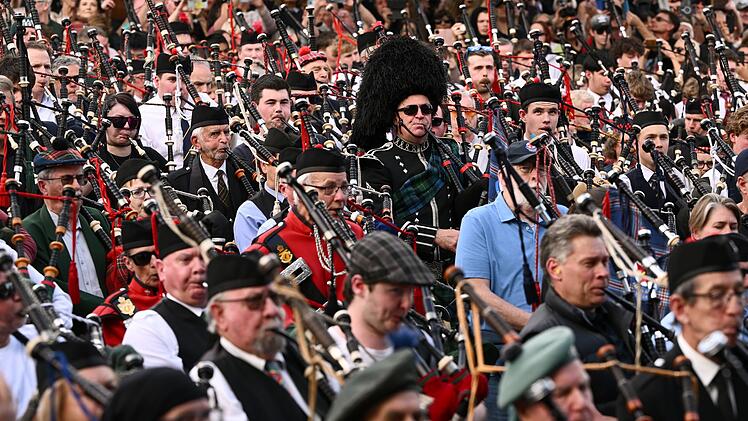 Weltrekord im Dudelsackspielen