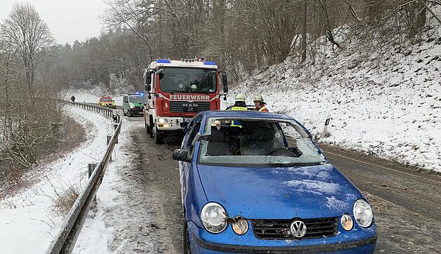 Glätteunfall im Kreis Lichtenfels