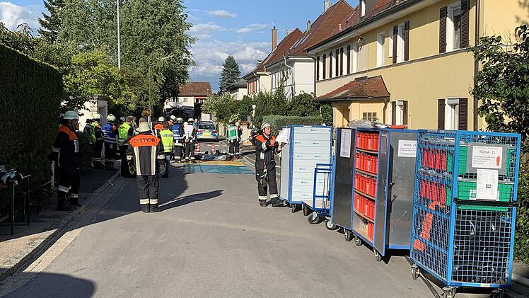 Großer Polizei- und Feuerwehreinsatz am Mittwoch in Schwabach