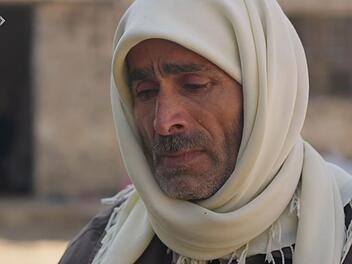 "Syrien: Kampf um die Zukunft" Bei einem Massaker radikalislamischer Kämpfer verlor Rashid Soulaiman Saad seinen Sohn.