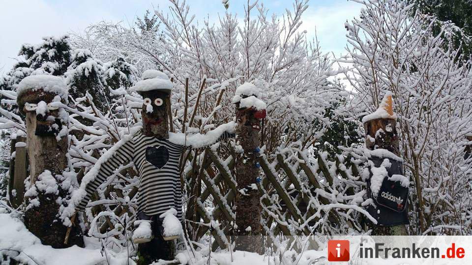Schnee in Franken