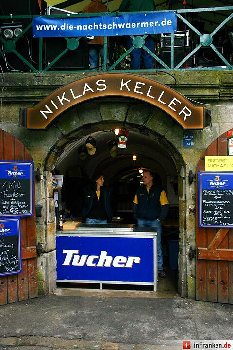Unter Berg-Kennern auch als FSV-Keller bekannt: Der FSV Erlangen-Bruck bewirtschaftet den Tucher Keller seit 1971.