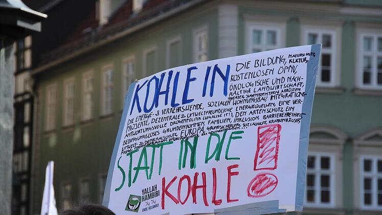 Schüler-Demo in Coburg für mehr Umwelt- und KlimaschutzOliver Schmidt