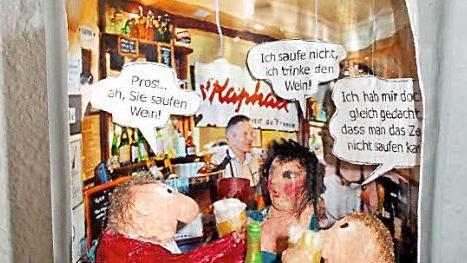 Gerd Sendelbach packt Witze in Einweckgläser. Fotos: Johanna Blum