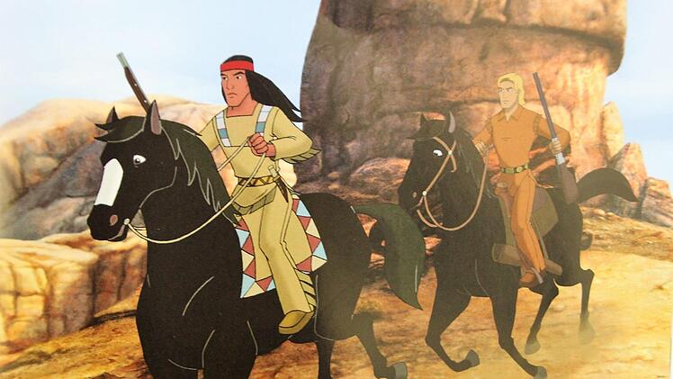 In den "WinneToons" muten die Blutsbrüder eher an wie moderne Actionfiguren.