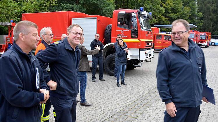 Großübung der Feuerwehr Notfallkontingente Foto: Peter Rauch