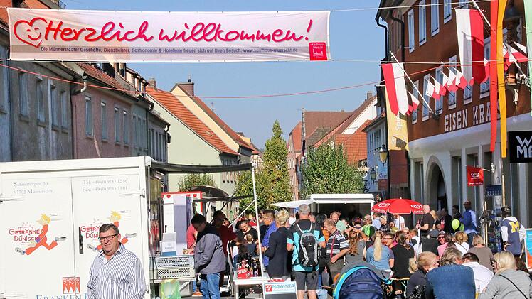 Herbstmarkt in Münnerstadt 2018. Dieter Britz